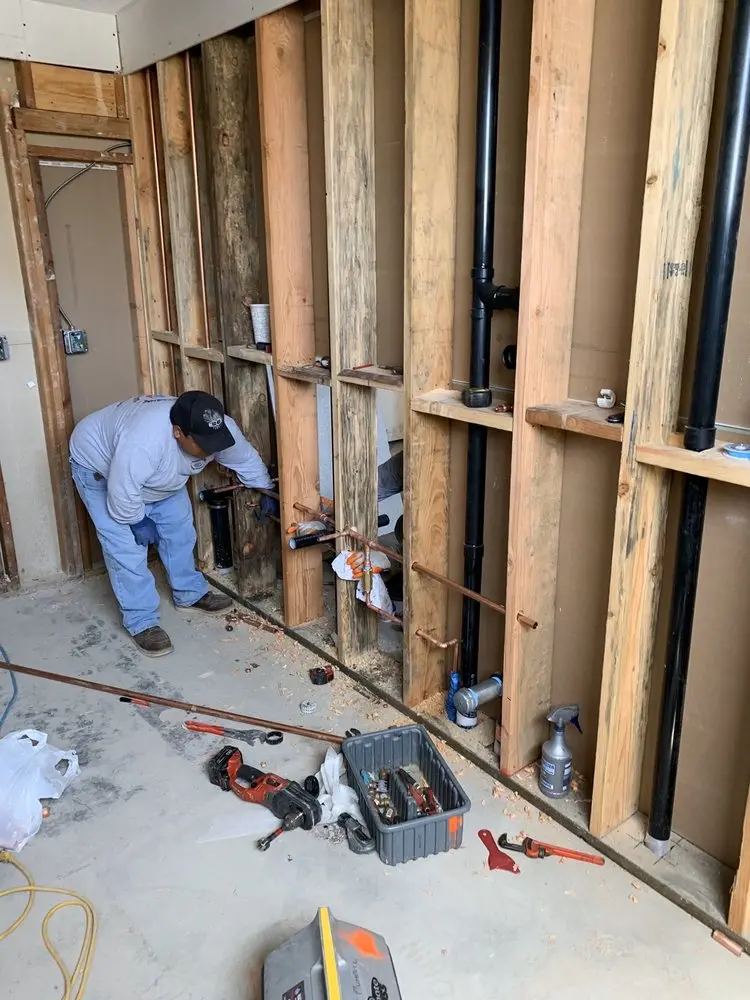 Commercial rough-in plumbing for Gas Line Repair in Morrilton